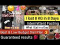 How i lost 8 kg in 8 days without exercise my weight loss diet vloghow to lose weight fast at home