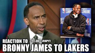 Thumbnail for ‘I DON’T WANT TO HEAR IT!’ 😤 - Stephen A. on Bronny James nepotism criticism | NBA on ESPN