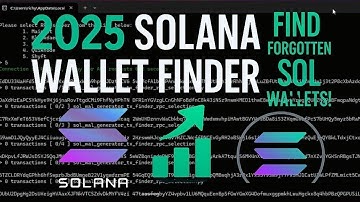 2025 Solana Wallet Finder 🚀 | Scan & Claim Old SOL Wallets Automatically!