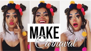 MAQUIAGEM PALHACINHA PARA O CARNAVAL por Tati Coelho