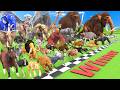 Ultimate Race 40 Wild Animals Speed Challenge: Which is the Fastest? Animal Revolt Battle Simulator