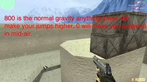 Counter Strike 1.6 Changing Gravity