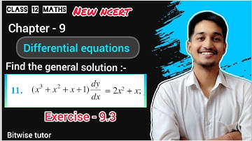 Ex 9.3 class 12 maths q11 | Ex 9.3 q11 class 12 | Question 11 exercise 9.3 Class 12