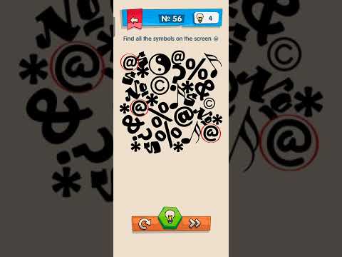 IQ Boost Level 56 | IQ Boost Find all the symbols on the screen