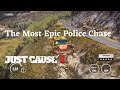 The Most Epic Police Chase EVER | Just Cause 3 | Heat Level 5
