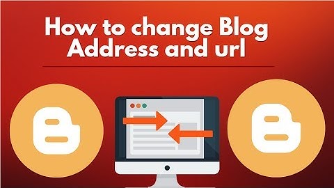 How to change Blog Address and url in hindi/urdu.