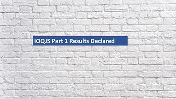 IOQJS Part 1 Result Analysis | IJSO Result