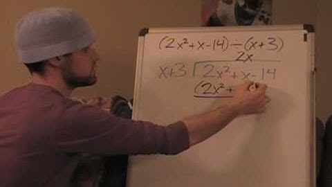 Polynomial Division part 2
