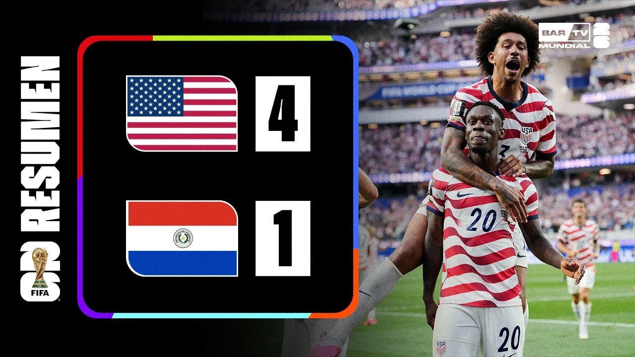 Resumen Estados Unidos vs Paraguay