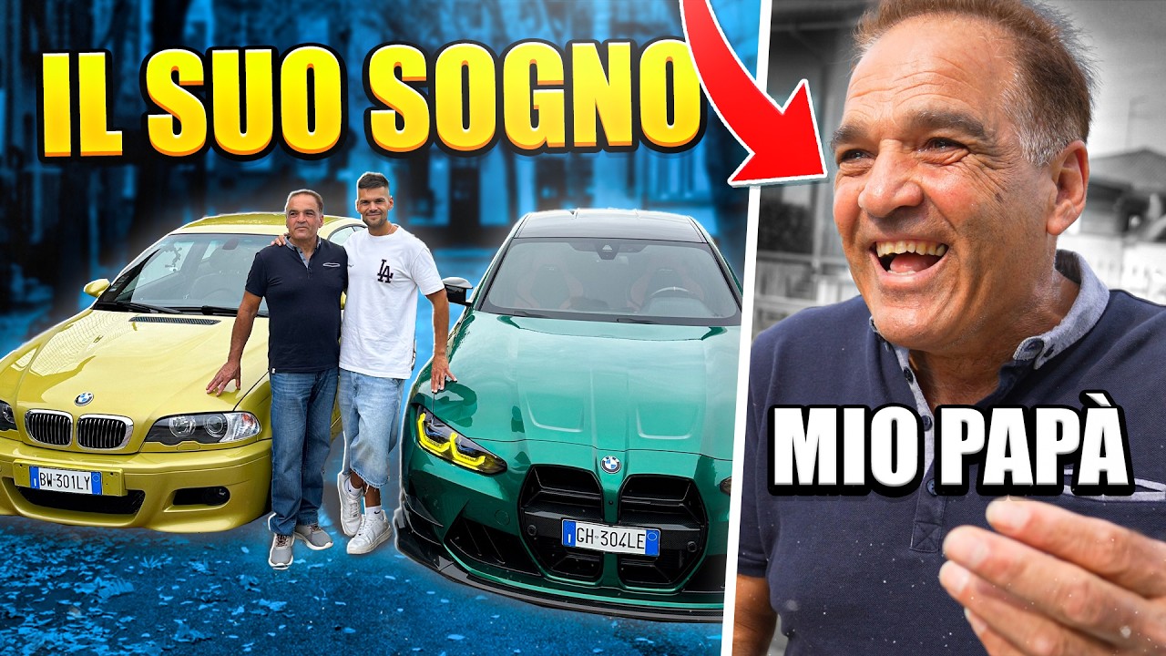 REAZIONE DI MIO PADRE ALLA MACCHINA DEI SUOI SOGNI ❤️ *commovente*