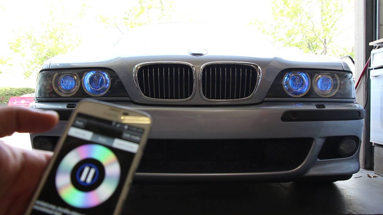 Umnitza Wifi RGB Multi-Color Dual Projector Angel Eyes