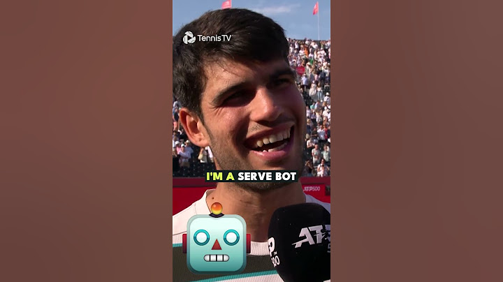 Alcaraz *Serve* Bot?! 🤖😆