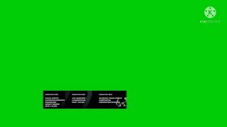 The spongebob movie sponge out of water credits on green screen nick