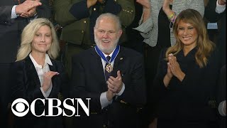 Rush Limbaugh awarded Presidential Medal of Freedom at 2020 State of the Union Address