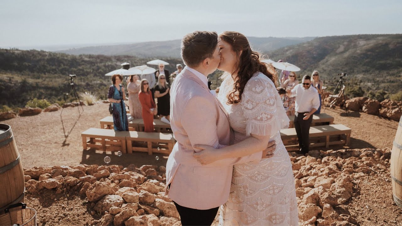 Marnie & Honor’s Intimate Wedding at Anderson Point - YouTube