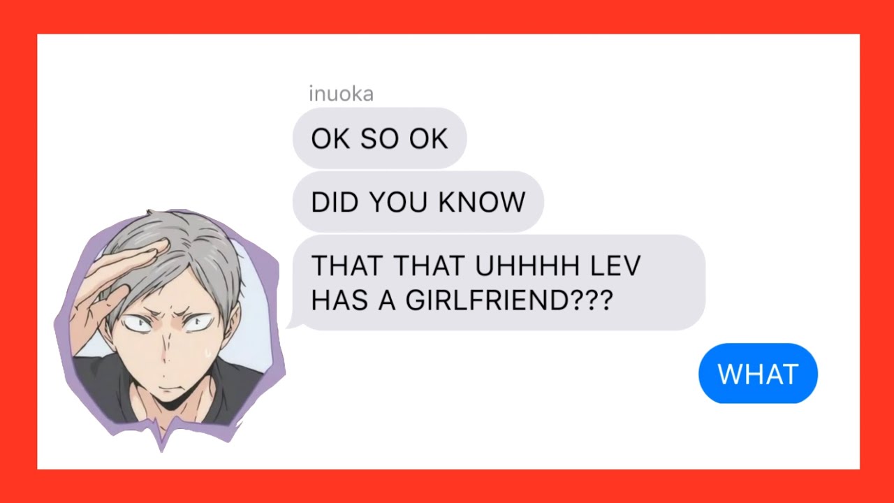Dating rumors in nekoma || haikyuu texts