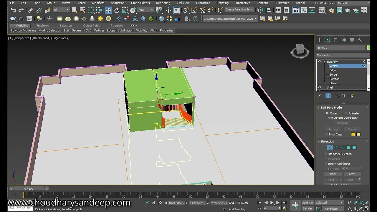 3ds max, Exterior Design Part - 2, Cabin | Tutorials