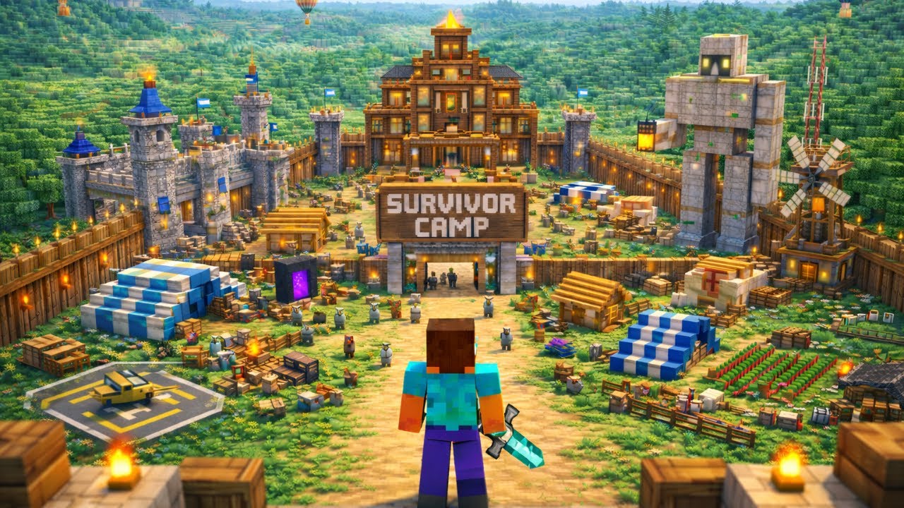 Going to the Survivor Camp in This Monster World… 😨