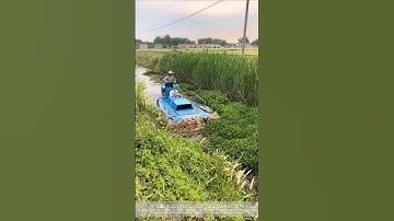 River weed removal: Good tools and machinery improve work efficiency