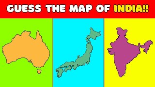 Guess the Map of The Country | Country Quiz | Map Quiz.