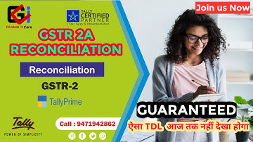 Reconciliation of GSTR-2A with Tally Prime || ITC Reconcile  ||  Mismatch ITC: Books Vs GST Portal