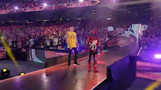 WWE Clash At The Castle, Rey Mysterio entrance (w/ Dominik) (3 Sept 2022, Cardiff, Wales)