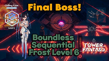 Final Level Boundless Sequential Phantasm Chilling Frost Level 6. Tower of Fantasy