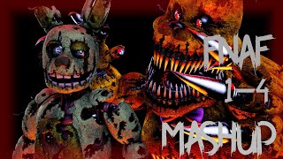 [SFM/FNAF] Fnaf 1-4 Mashup Collab Part for forgotten freddy