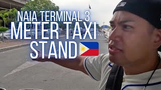 NAIA Terminal 3 Taxi Stand SCAM? Manila, Philippines 4K 🇵🇭