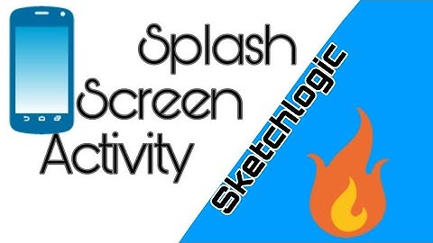 Add Splash screen activity to your app using sketchware