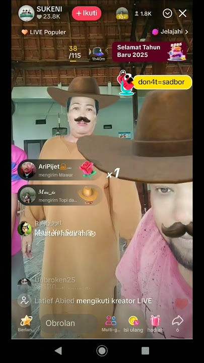 SUKENI mami gembrek joget sad bor Lucu abis #tiktok #fypシ゚ #sukeni #live
