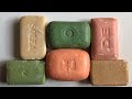 ASMR vintage soap, powdery soap, cutting old soap/ резка старого сухого мыла