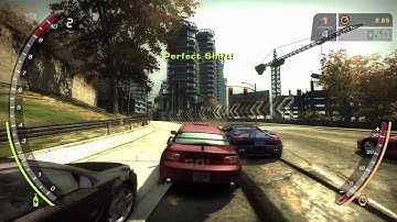 Need for Speed Most Wanted Drag Bayshore & Boardwalk on AI mode