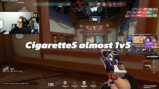 XIA foxz reacts to Z11 CigaretteS almost crazy 1v5 ace