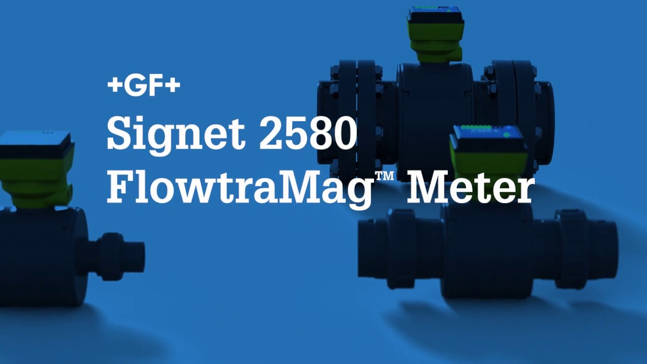 GF Signet 2580 FlowtraMag Meter - YouTube