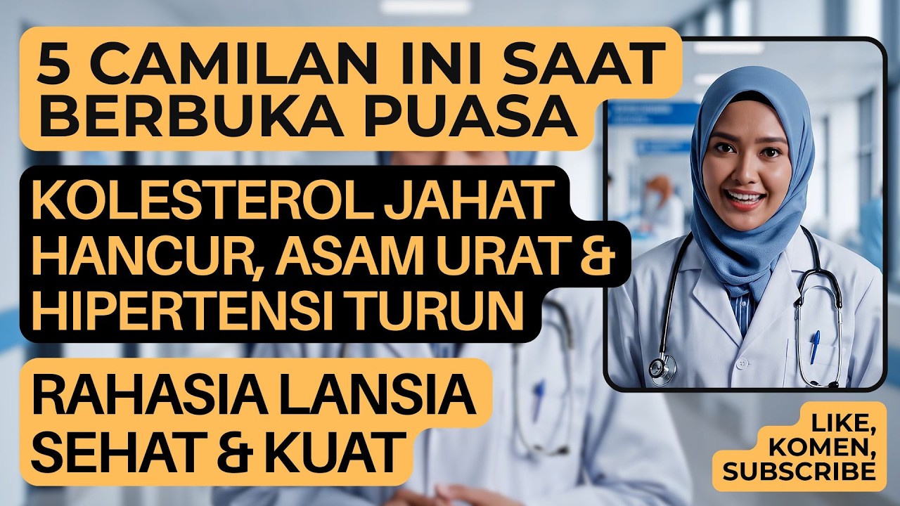 RUTIN 5 CAMILAN MURAH INI SAAT BUKA PUASA‼️ASAM URAT HIPERTENSI KOLESTEROL TURUN DRASTIS!