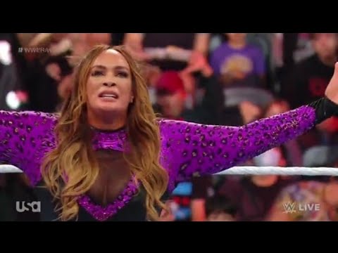 WWE RAW DAY 1 - Nia Jax Defeats Becky Lynch In A Singles Grudge Match