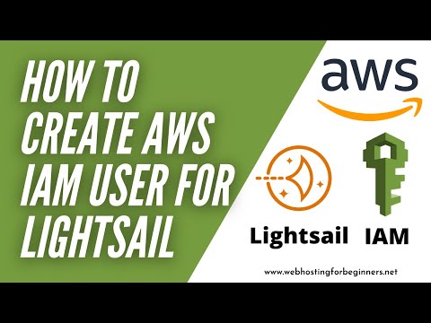 How to setup AWS IAM Lightsail User and Permissions