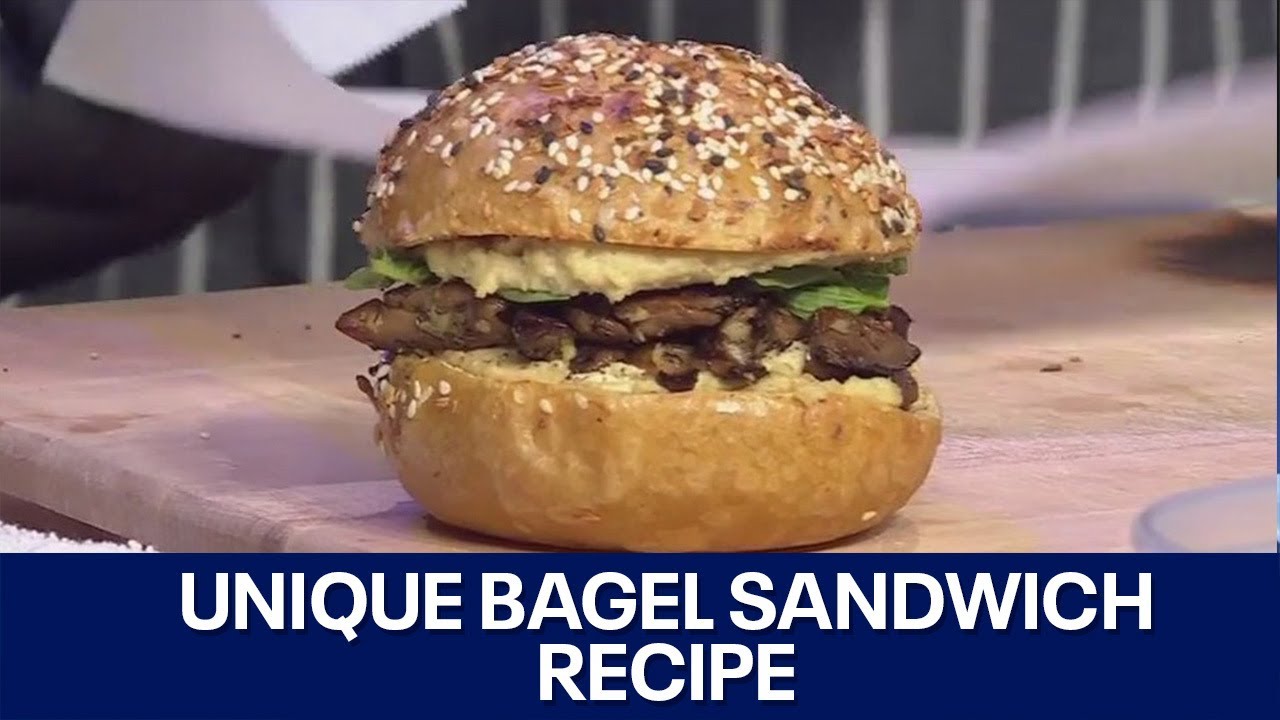Unique bagel sandwich recipe from Muzzy's Bagels FOX 7 Austin YouTube