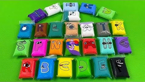 Alphabet Lore  Looking For AZ SLIME With Shape Box Coloring ASMR Slime part