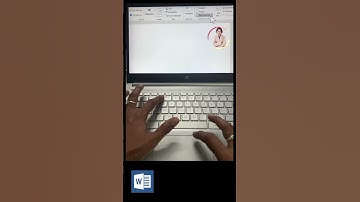 How to add page number in word? #shorts #word