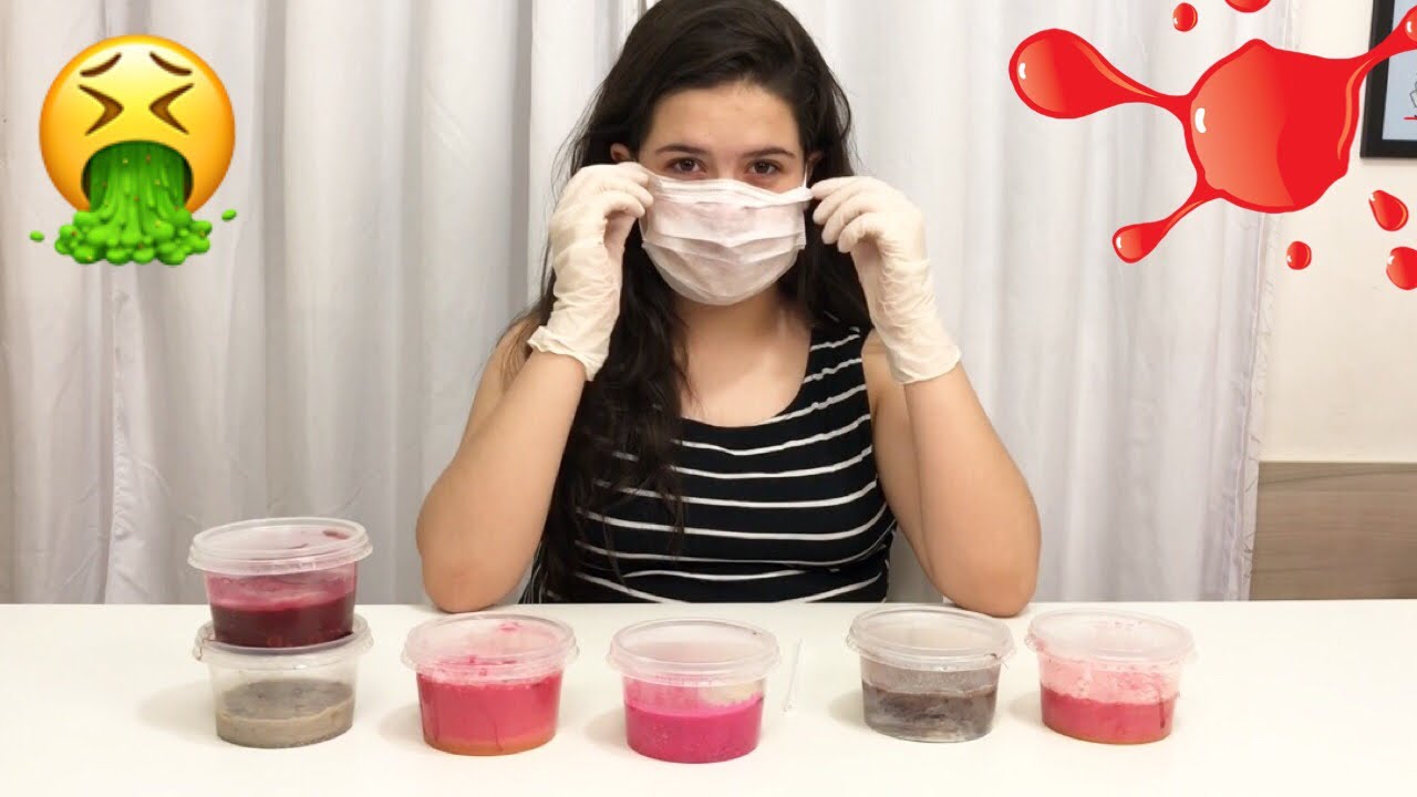 TENTE NÃO SENTIR NOJO - TEM SER VIVO NAS MINHAS SLIMES 😱