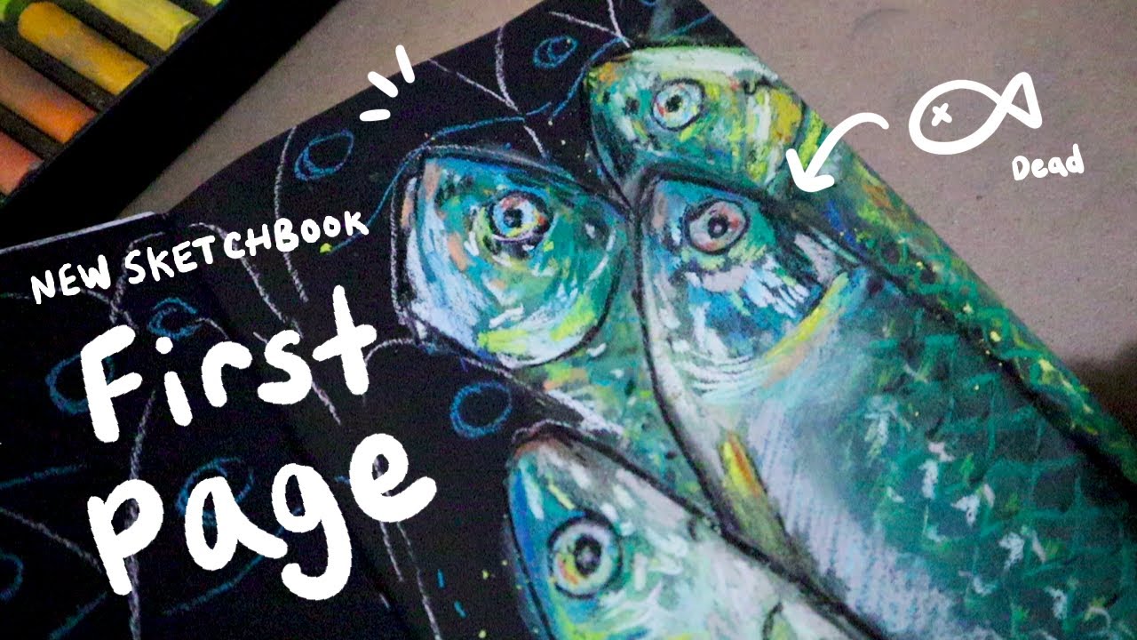 First page of my new sketchbook - YouTube