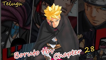 Borushiki Returns!? I Boruto two blue vortex chapter 28 in telugu
