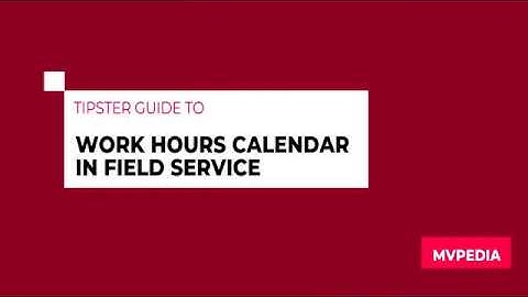 2020 Wave 1:Work hours calendar