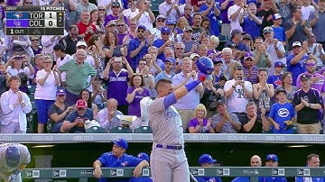 TOR@COL: Coors Field gives Tulo ovation in first AB