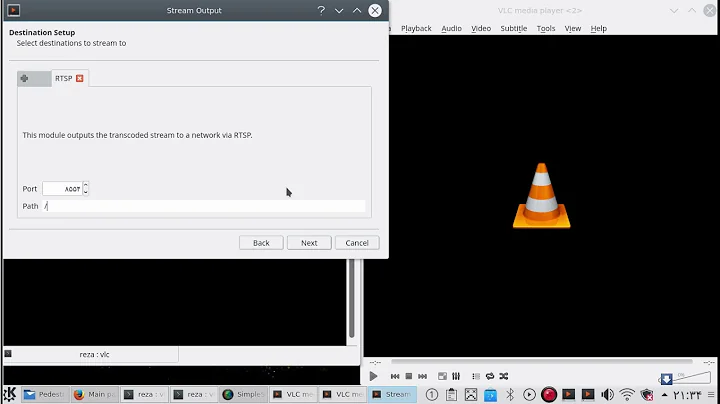 Video Streaming on ethernet with VLC