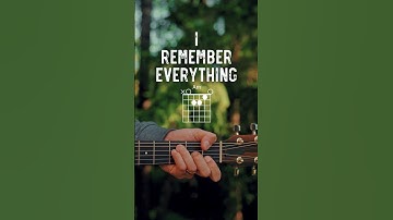 Thumbnail of I Remember Everything Zach Bryan Kacey Musgraves Guitar Tutorial // I Remember Everything Guitar