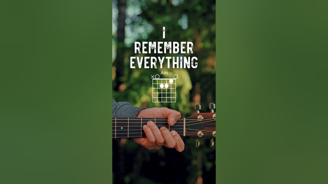 I Remember Everything Zach Bryan Kacey Musgraves Guitar Tutorial // I Remember Everything Guitar