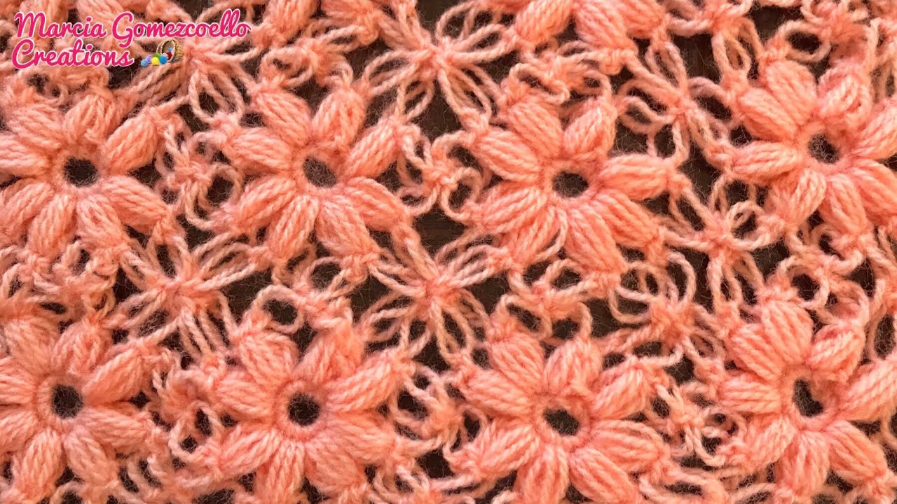 TEJIDOS A CROCHET: Dalias en la Espuma/ HOW TO CROCHET: Dahlias in the Foam
